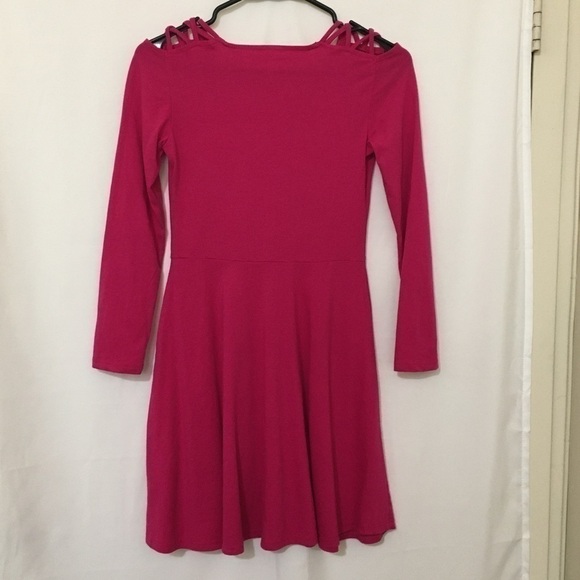 3/$35❤️Children’s Place pink long sleeve dress L - Picture 6 of 7